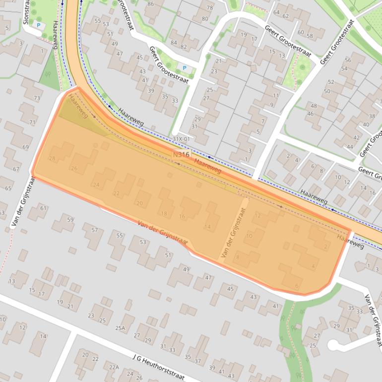 Kaart van postcodegebied 7009MC.