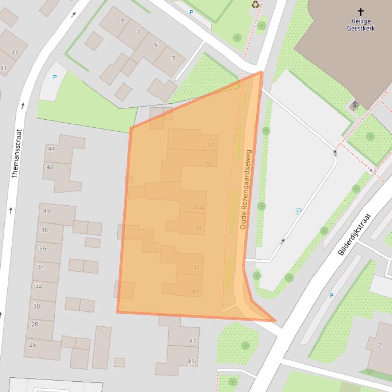 Kaart van postcodegebied 7009NA.