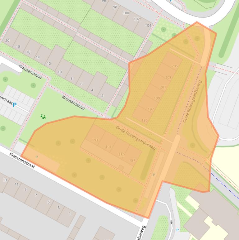 Kaart van postcodegebied 7009NC.