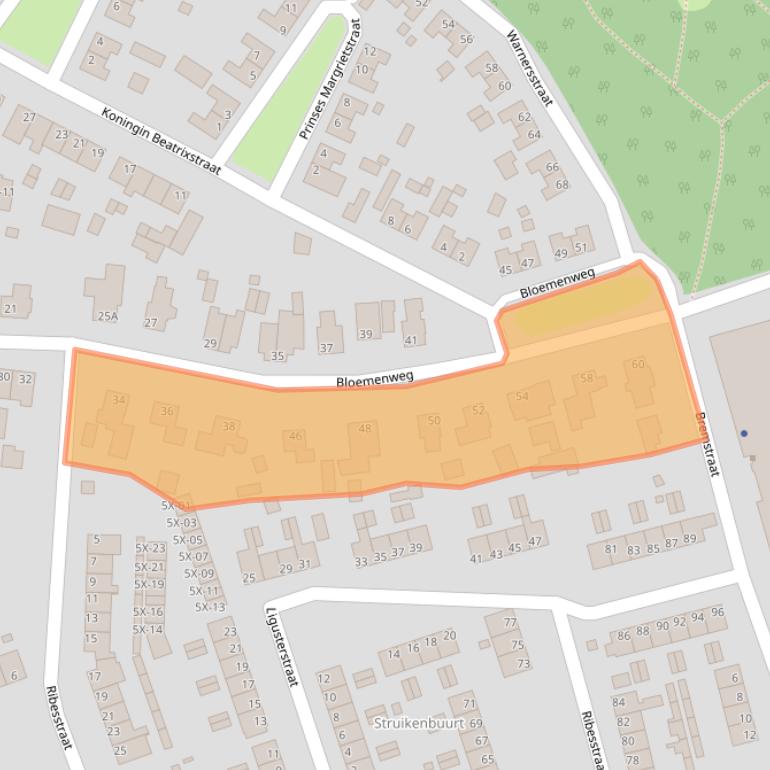 Kaart van postcodegebied 7011AK.