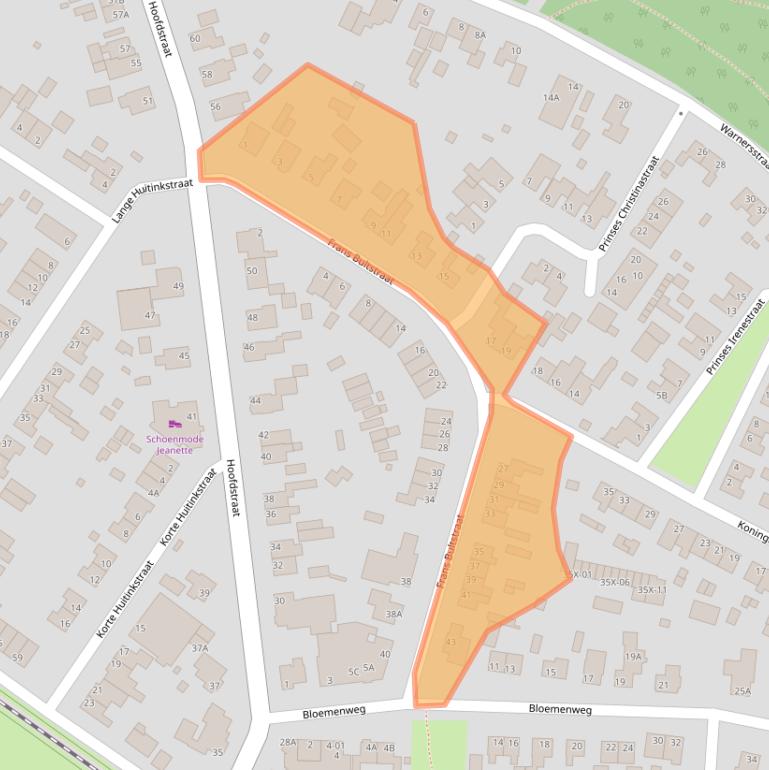 Kaart van postcodegebied 7011BA.