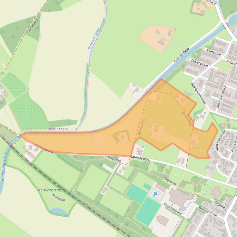 Kaart van postcodegebied 7011BR.