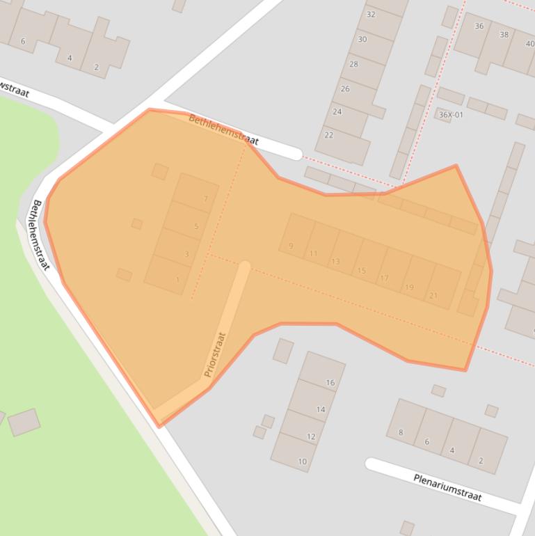 Kaart van postcodegebied 7011CA.