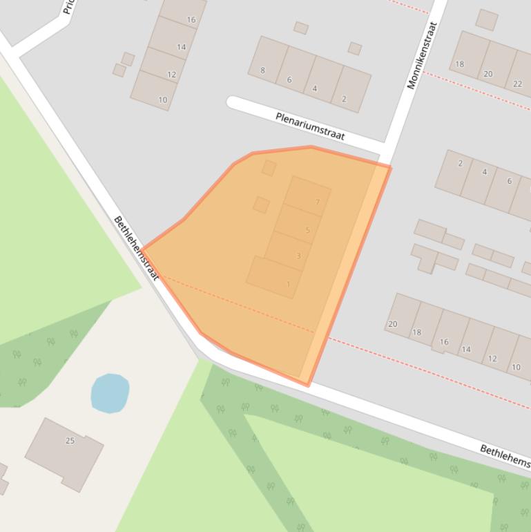 Kaart van postcodegebied 7011CB.