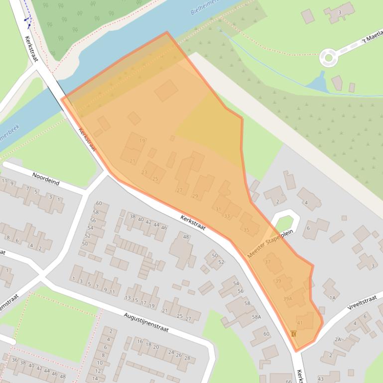 Kaart van postcodegebied 7011CJ.