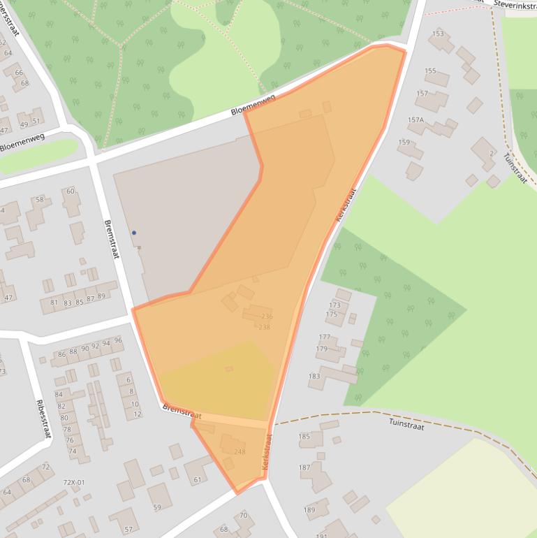 Kaart van postcodegebied 7011CS.