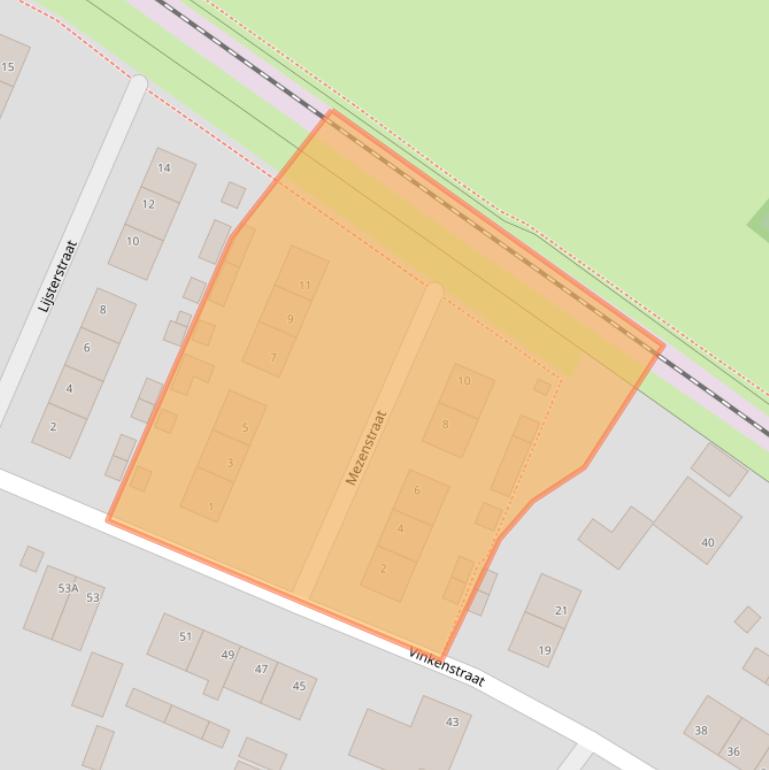 Kaart van postcodegebied 7011DK.