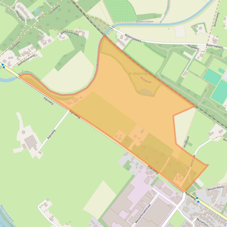 Kaart van postcodegebied 7011DR.