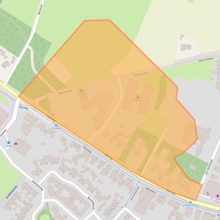 Kaart van postcodegebied 7011DS.