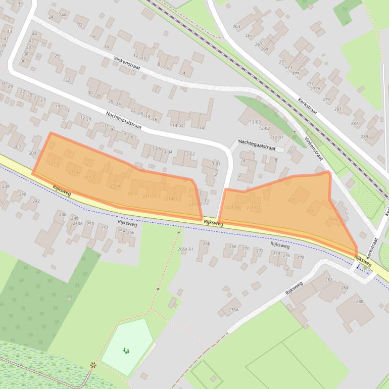 Kaart van postcodegebied 7011DX.