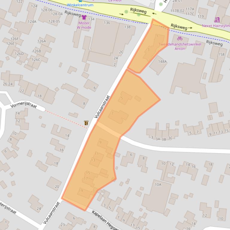 Kaart van postcodegebied 7011EP.