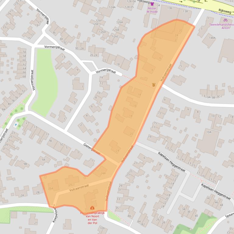 Kaart van postcodegebied 7011ES.