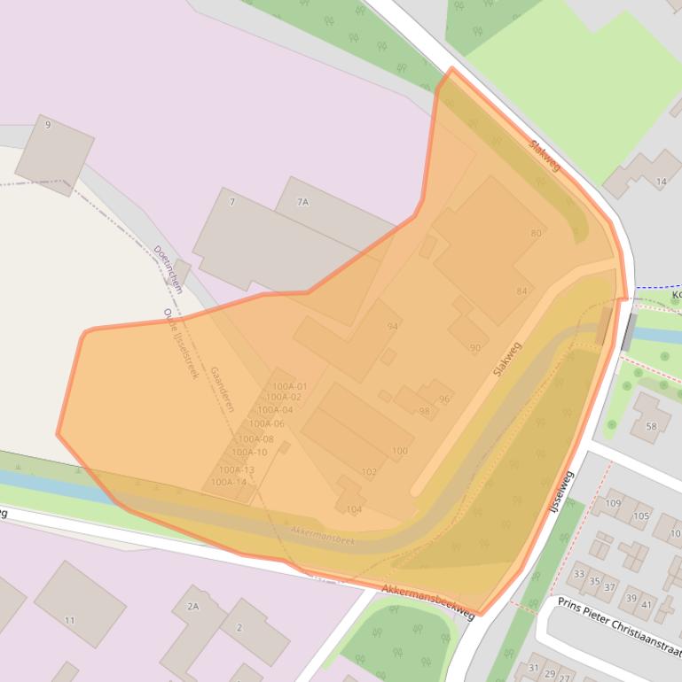 Kaart van postcodegebied 7011EZ.