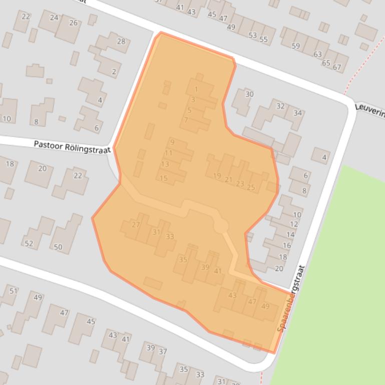 Kaart van postcodegebied 7011GR.