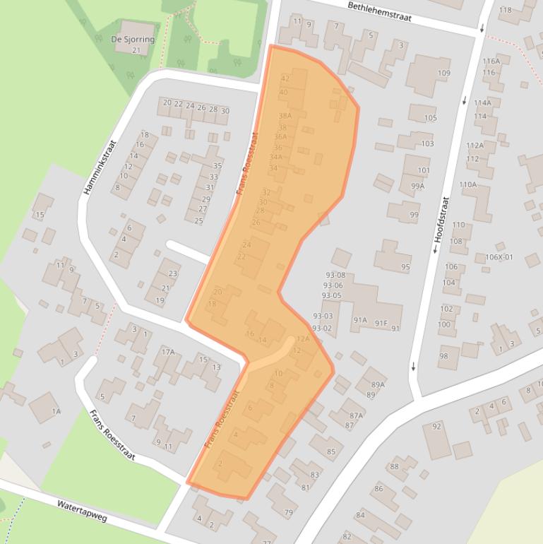 Kaart van postcodegebied 7011HB.
