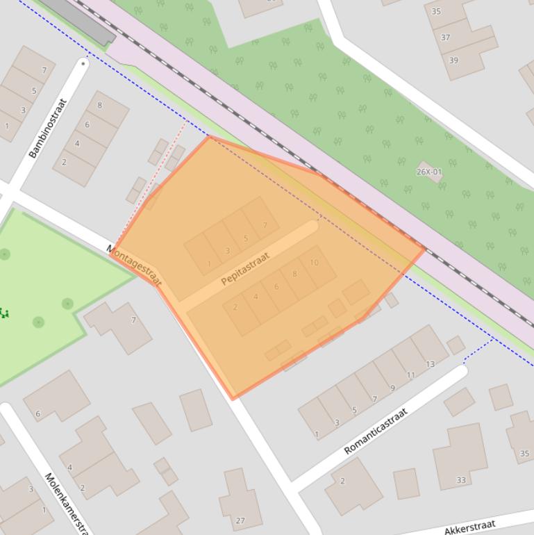 Kaart van postcodegebied 7011MB.