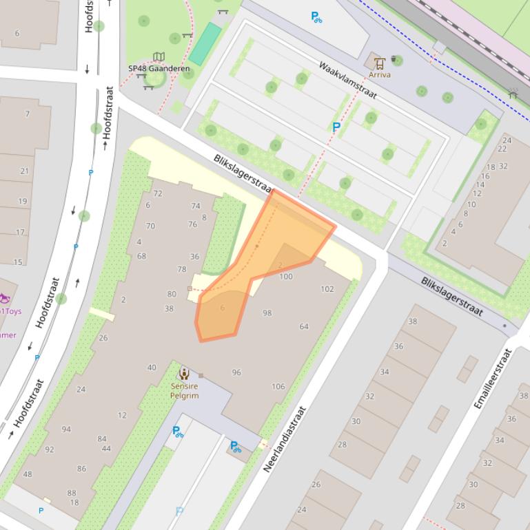 Kaart van postcodegebied 7011MK.