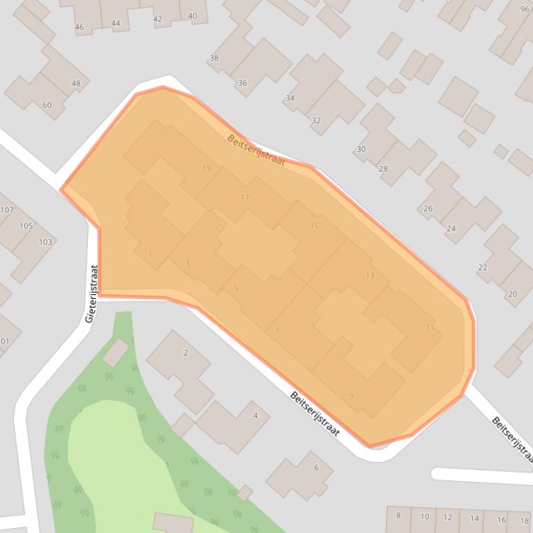 Kaart van postcodegebied 7011VM.