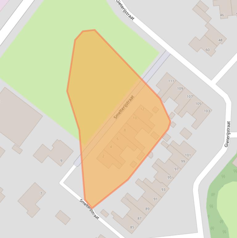Kaart van postcodegebied 7011VR.