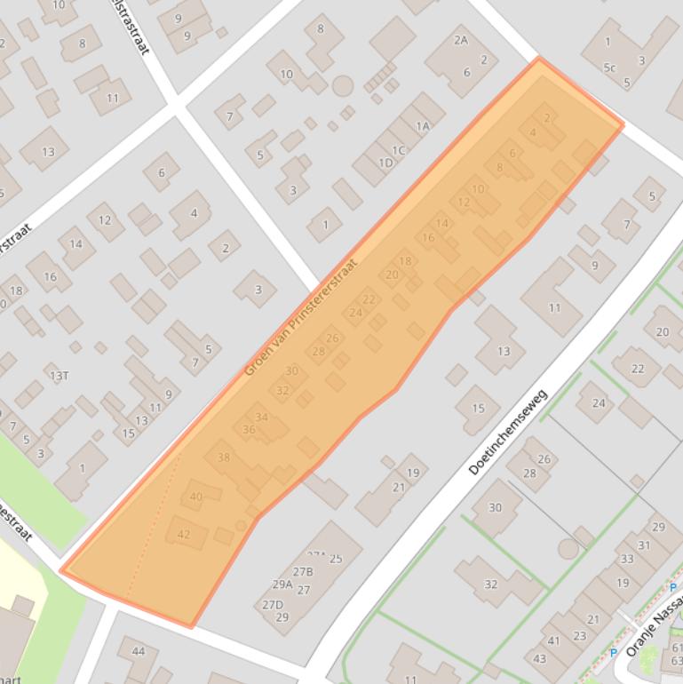 Kaart van postcodegebied 7021BH.