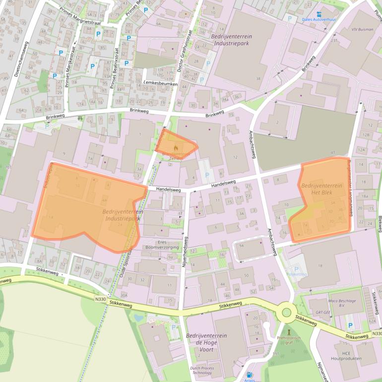 Kaart van postcodegebied 7021BL.