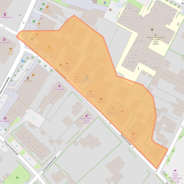 Kaart van postcodegebied 7021CK.