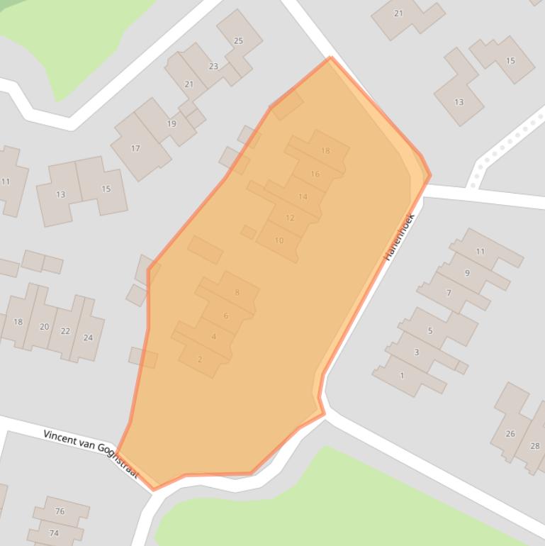 Kaart van postcodegebied 7021EN.