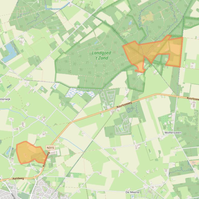 Kaart van postcodegebied 7021HD.