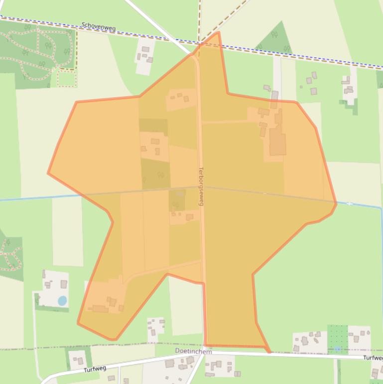 Kaart van postcodegebied 7021JP.