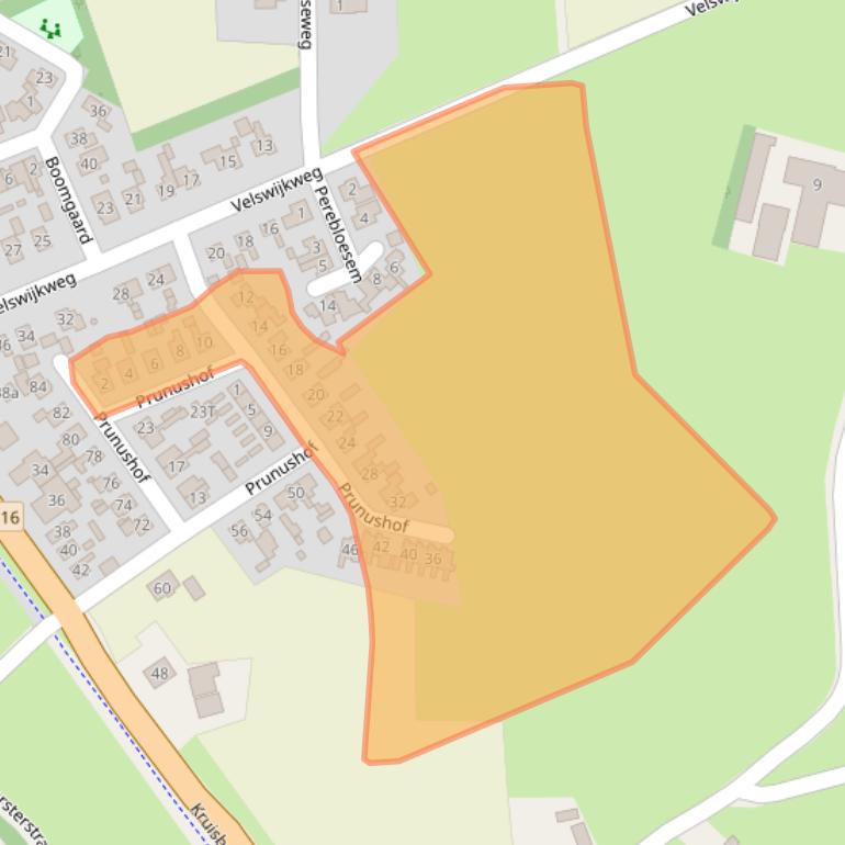 Kaart van postcodegebied 7021LC.