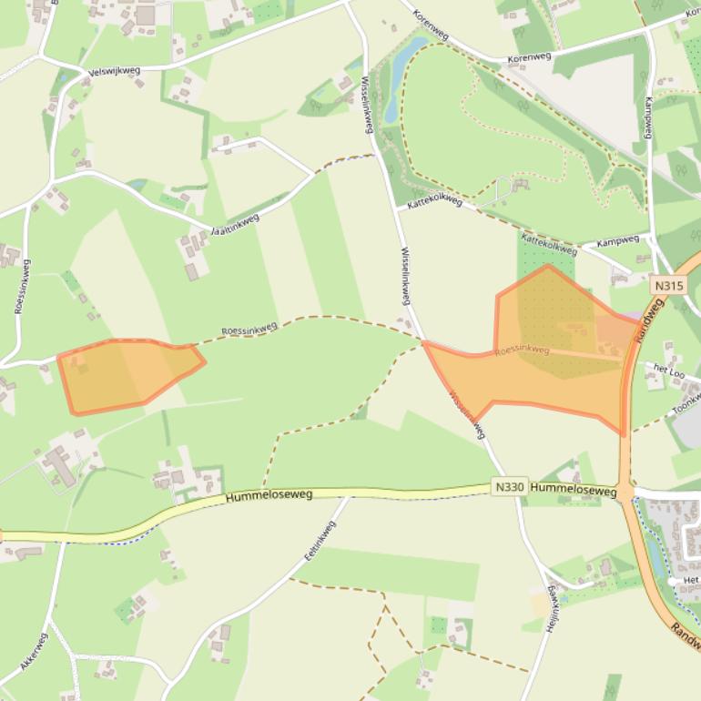 Kaart van postcodegebied 7021LH.