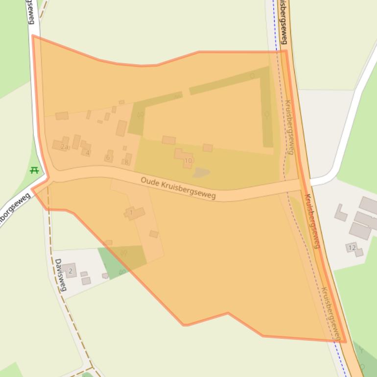 Kaart van postcodegebied 7021LZ.