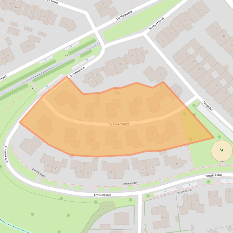 Kaart van postcodegebied 7021NW.