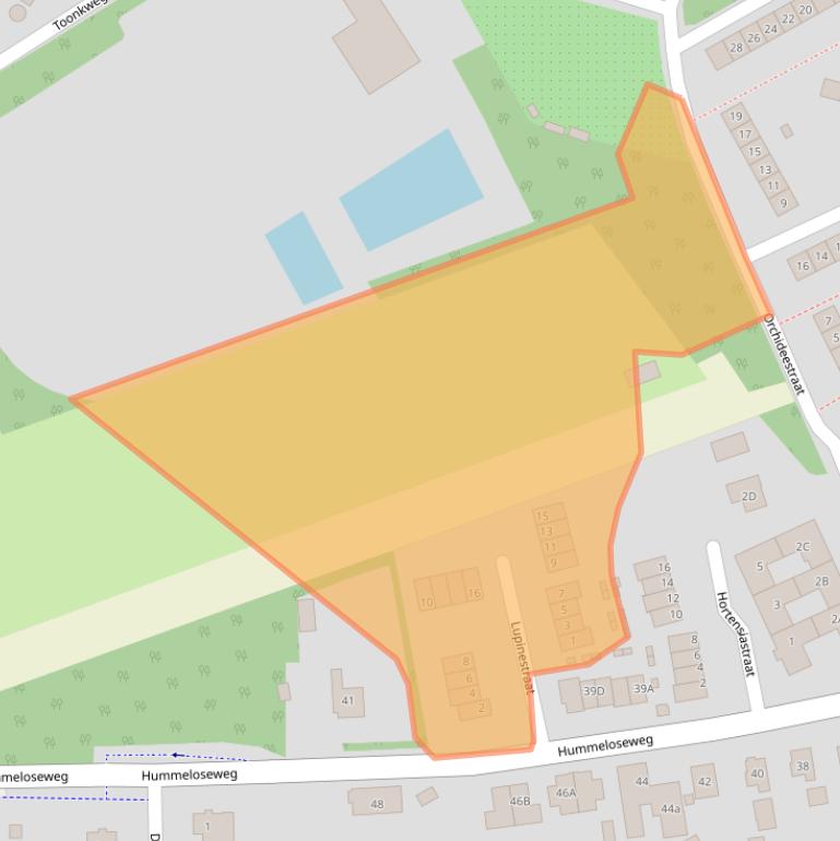 Kaart van postcodegebied 7021WR.
