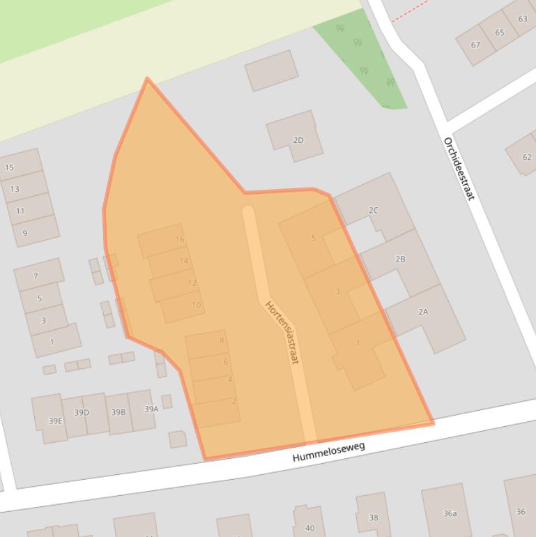 Kaart van postcodegebied 7021WS.