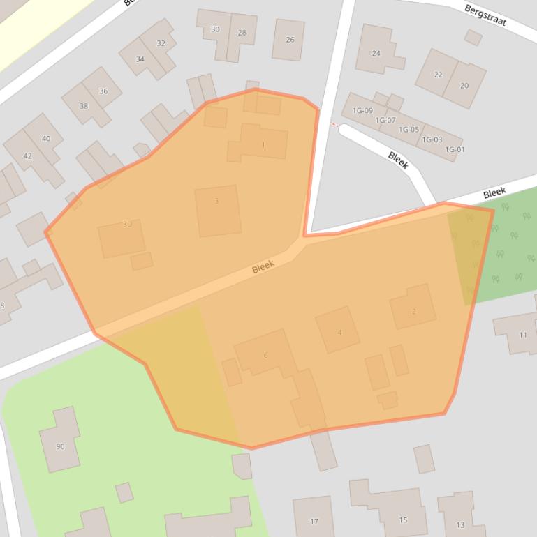 Kaart van postcodegebied 7021XE.