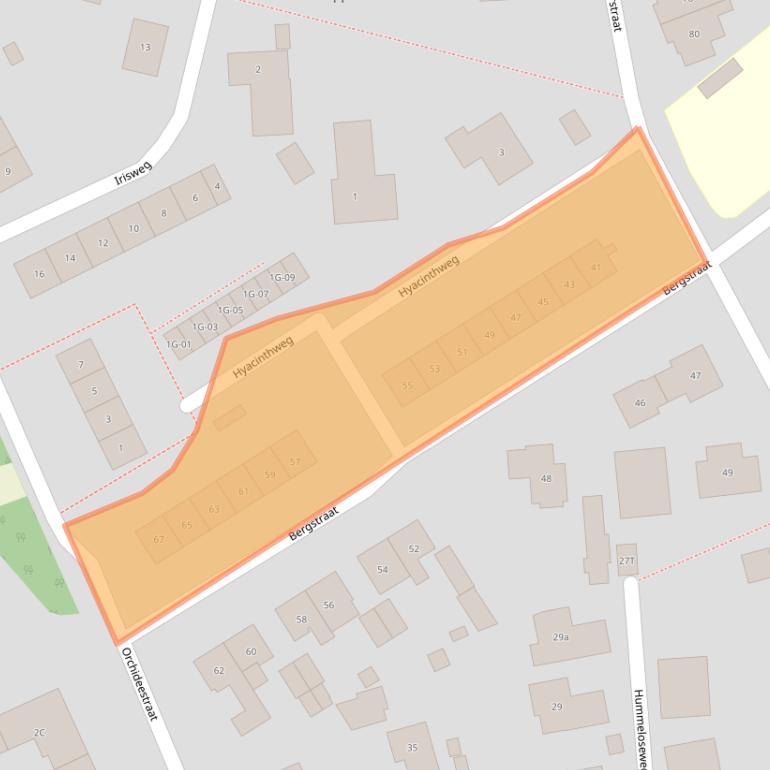 Kaart van postcodegebied 7021XH.