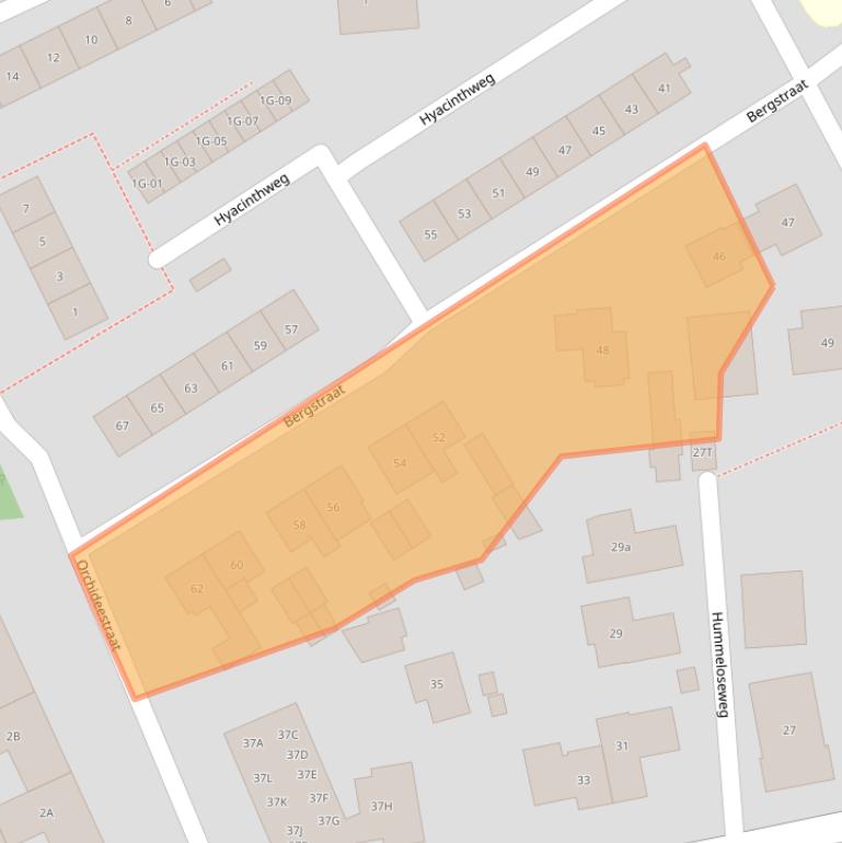 Kaart van postcodegebied 7021XK.