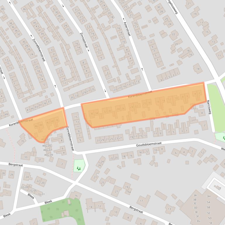 Kaart van postcodegebied 7021XS.