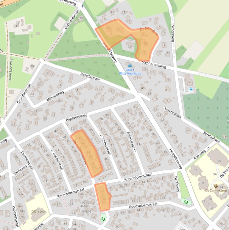 Kaart van postcodegebied 7021ZA.