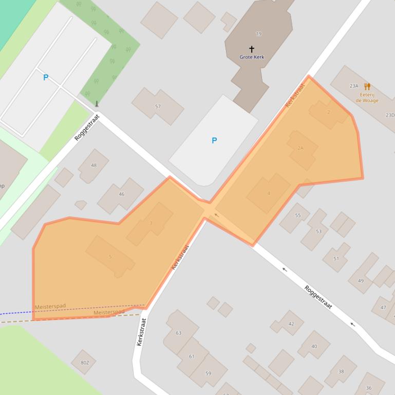 Kaart van postcodegebied 7025AH.