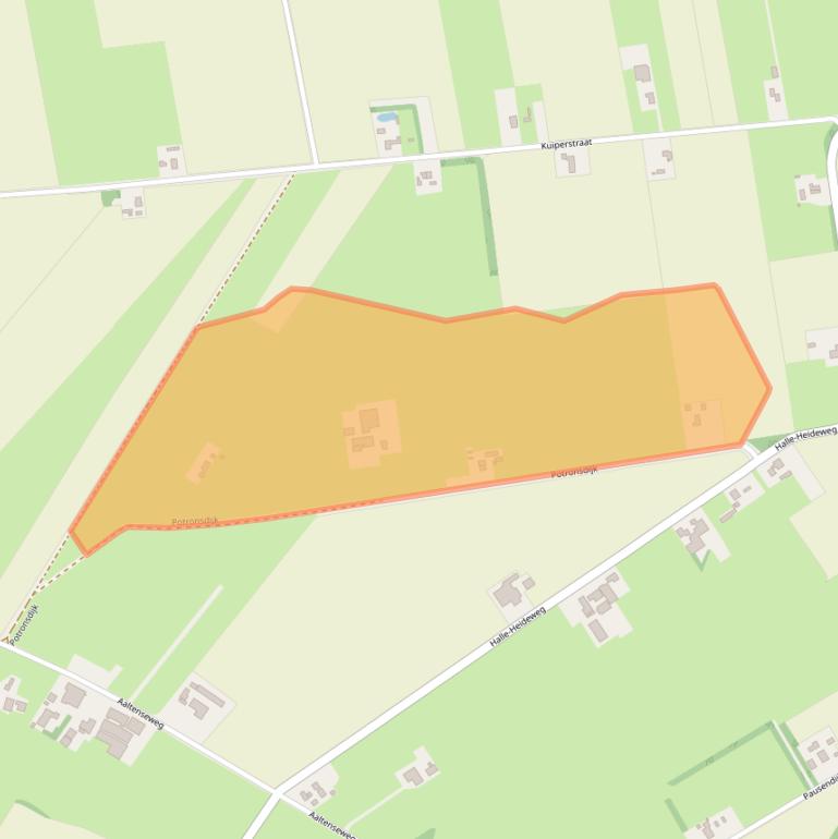 Kaart van postcodegebied 7025CH.