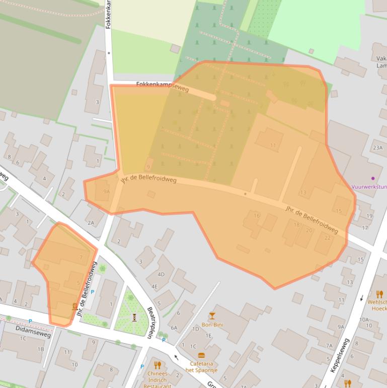 Kaart van postcodegebied 7031AP.