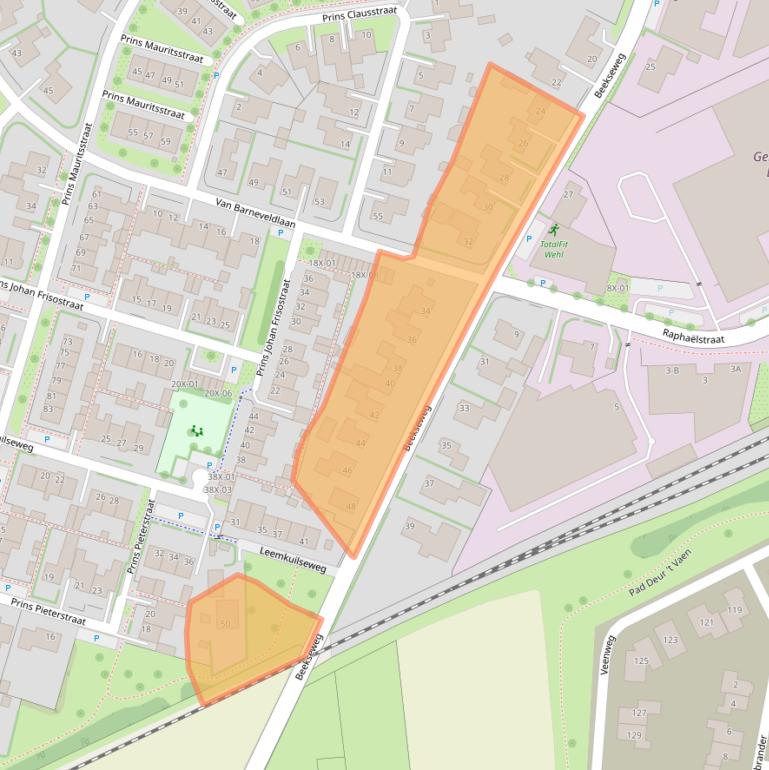 Kaart van postcodegebied 7031AX.