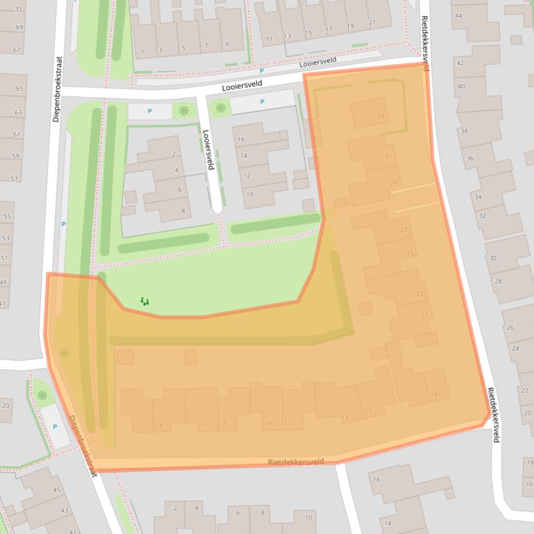 Kaart van postcodegebied 7031DK.