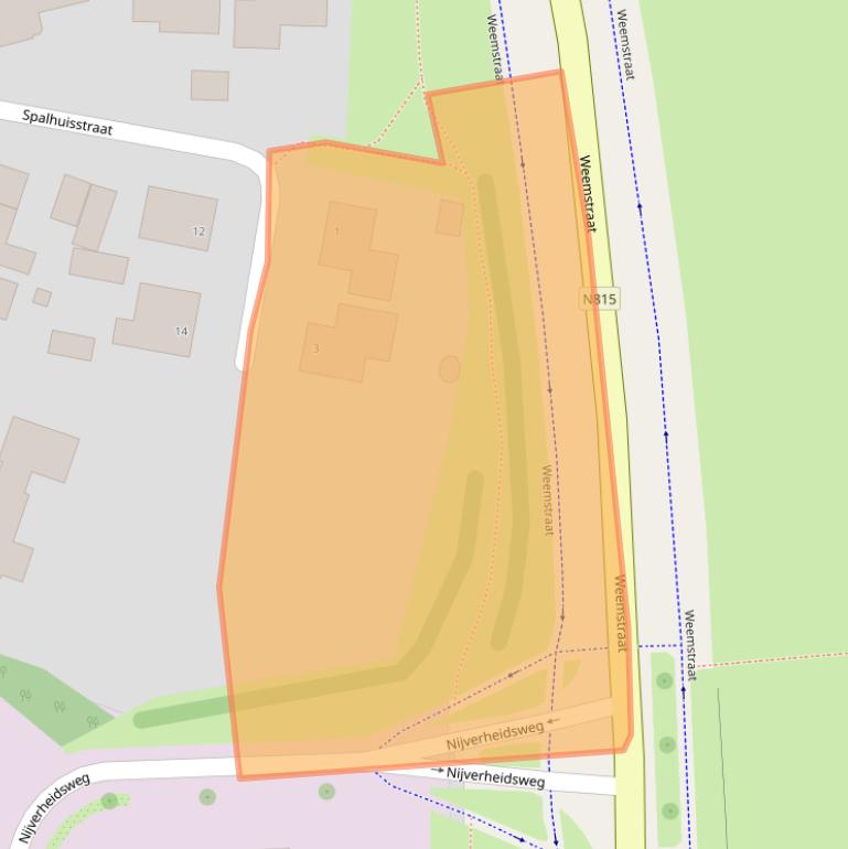 Kaart van postcodegebied 7031DM.