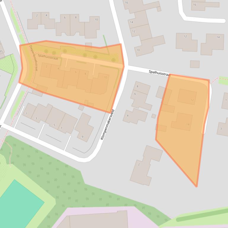 Kaart van postcodegebied 7031DN.
