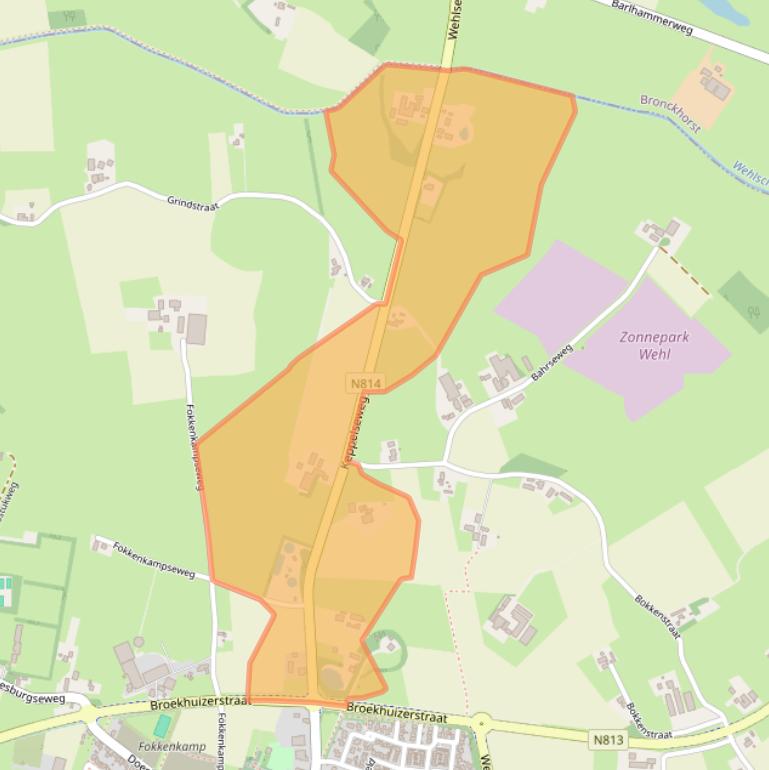 Kaart van postcodegebied 7031EB.