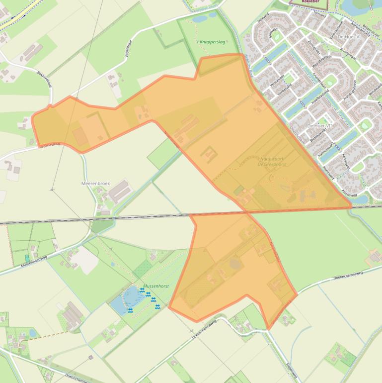 Kaart van postcodegebied 7031EN.