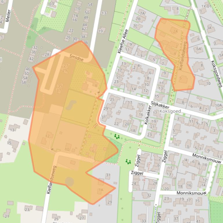 Kaart van postcodegebied 7031GH.